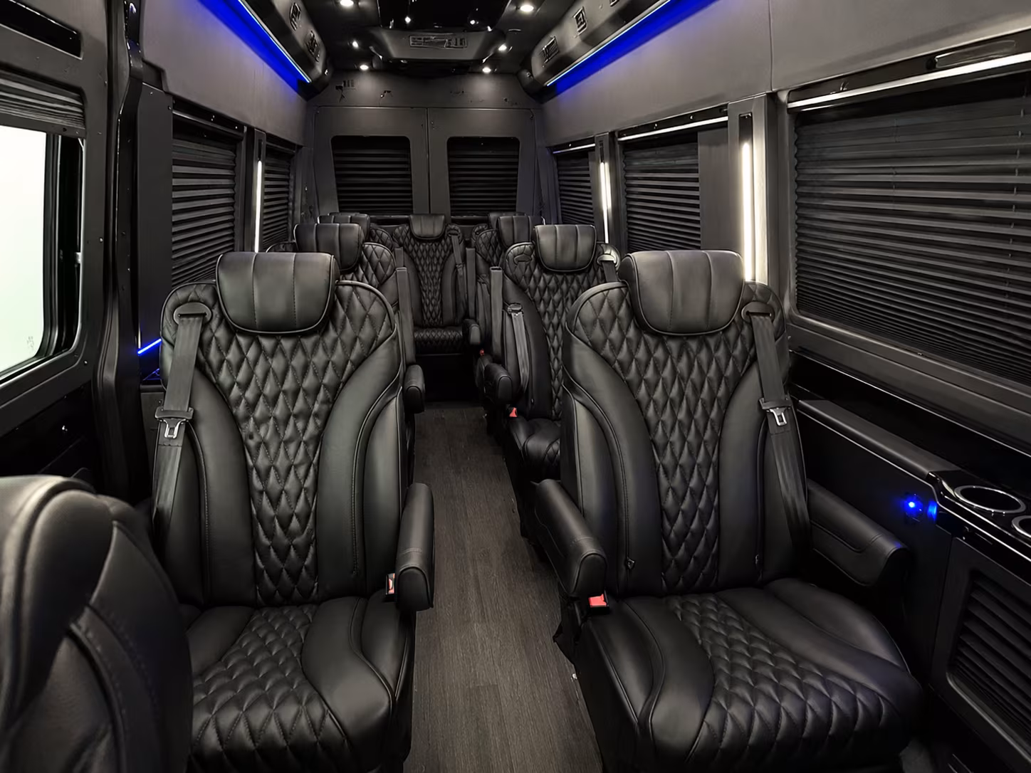 Modesto Airport Shuttle & Transportation party bus exterior