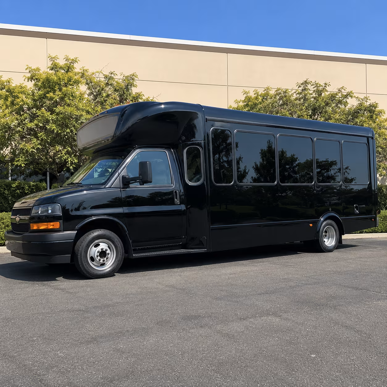 Modesto Concert & Music Festival Transportation party bus exterior