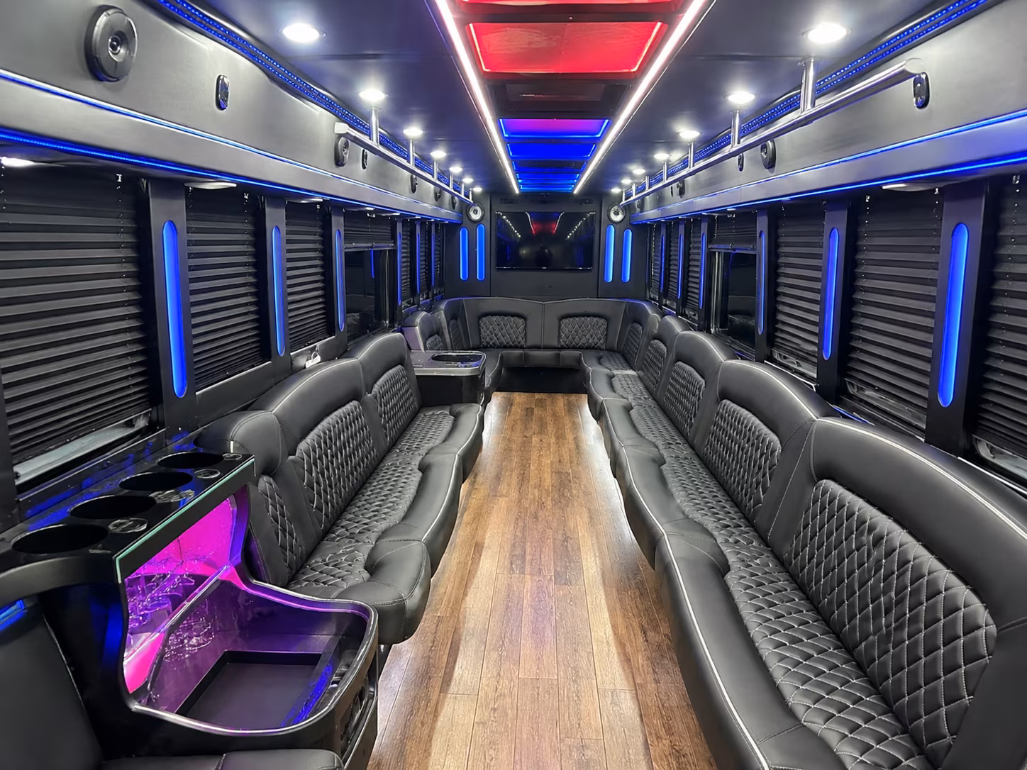 Modesto Concert & Music Festival Transportation party bus exterior
