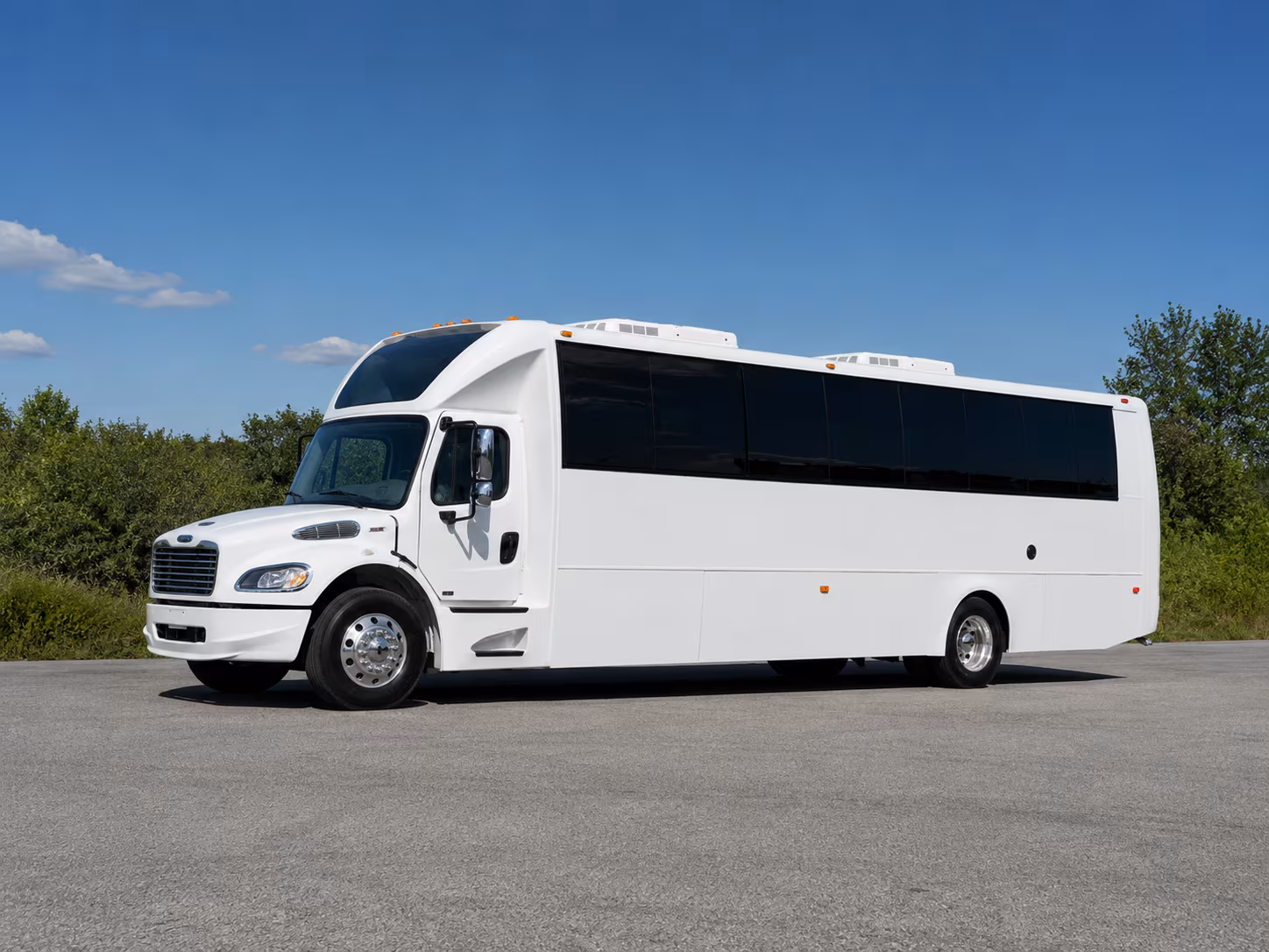 Modesto Concert & Music Festival Transportation party bus exterior