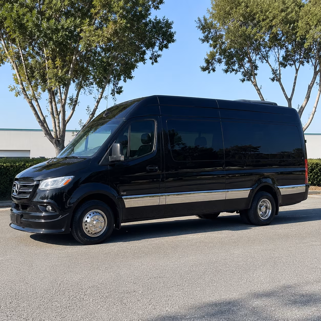 Modesto Corporate Transportation party bus exterior