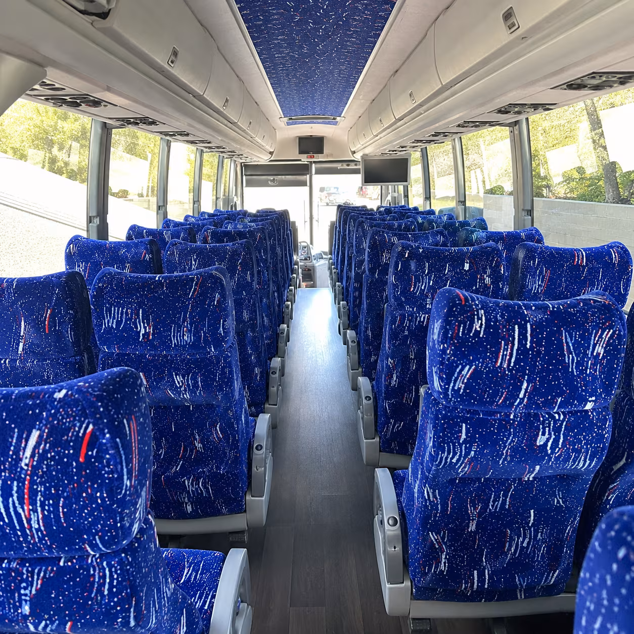 Modesto Corporate Transportation party bus interior