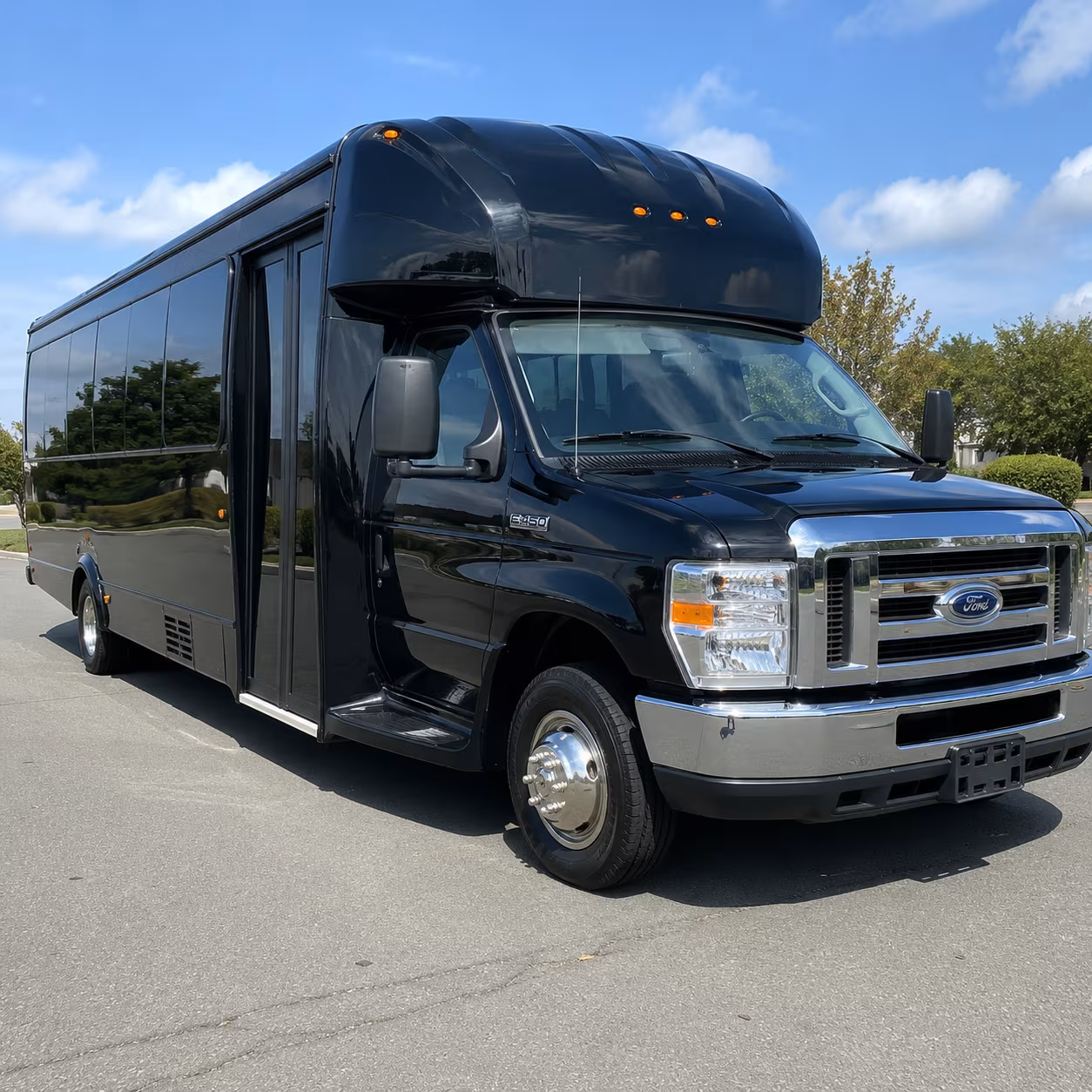 Modesto Prom & Homecoming Transportation party bus interior