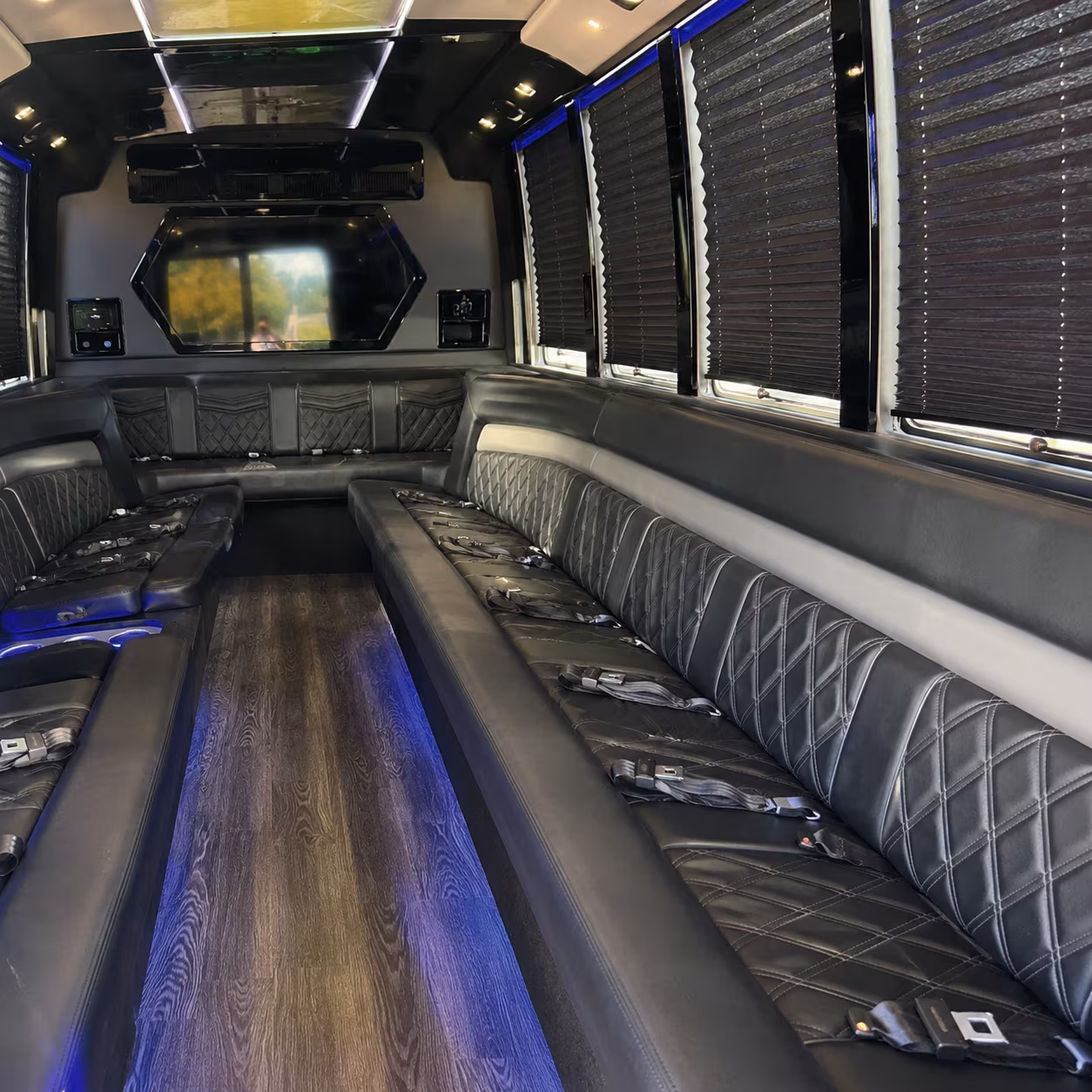 Modesto Winery Tour & Pub Crawl Transportation party bus exterior