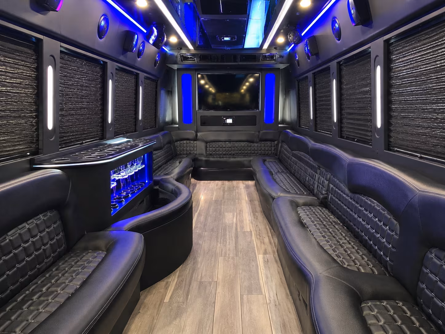 Modesto Winery Tour & Pub Crawl Transportation party bus exterior