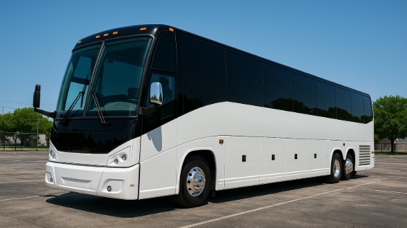 Exterior of Charter Bus Company Manteca's 40 Passenger Party Bus in Manteca