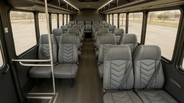 25 passenger minibus interior